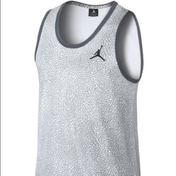 Jordan Other - Jordan Grey Elephant Print Sleeveless Tank Top